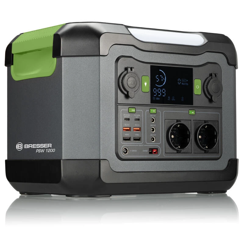 Batterie Externe Portable BRESSER 1200 W - Powerbank, Camping, Voyage - Image 2