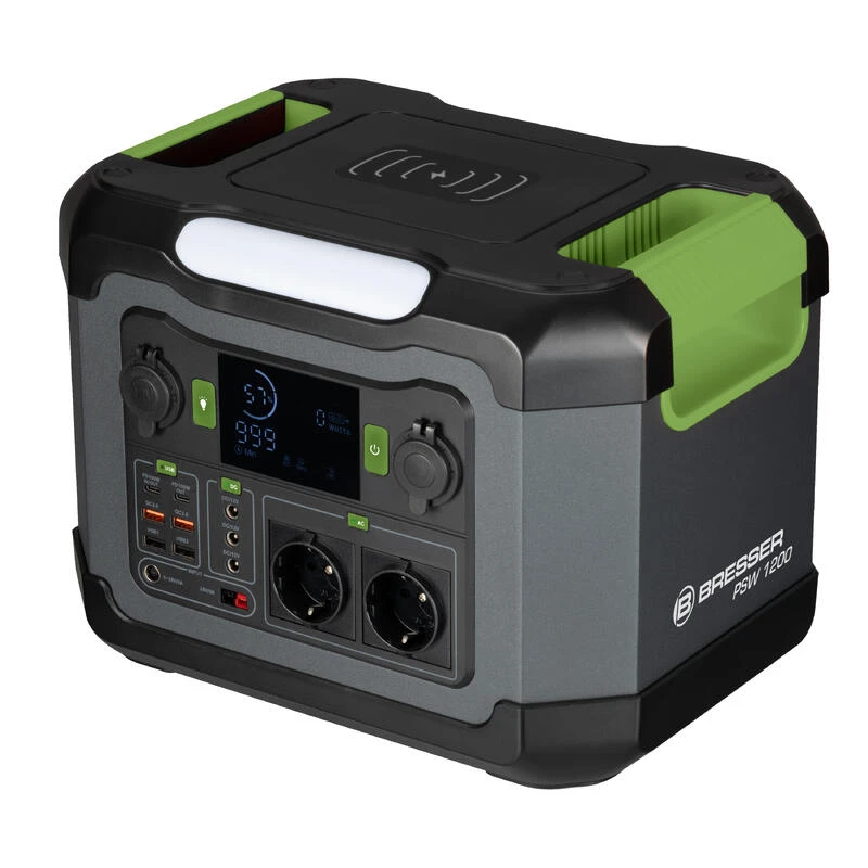Batterie Externe Portable BRESSER 1200 W - Powerbank, Camping, Voyage - Image 3