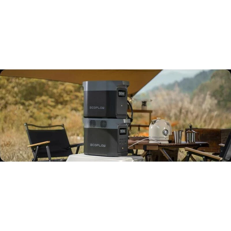 EcoFlow Batterie Supplémentaire Pour DELTA 2 - Randonnée Camping 1024Wh Supplémentaires - Image 4