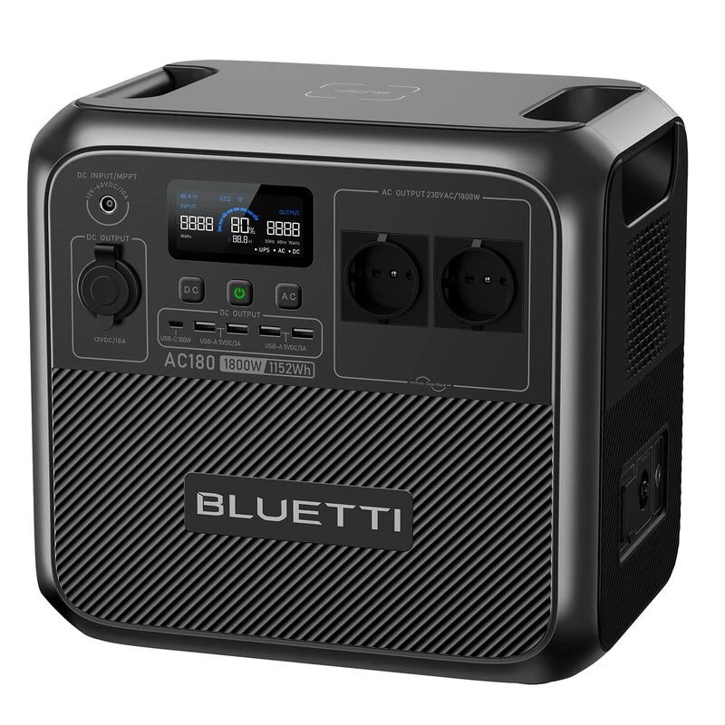 BLUETTI Générateur Électrique Portable AC180 1152Wh Batterie LiFePO4 Pour Voyage - Image 2