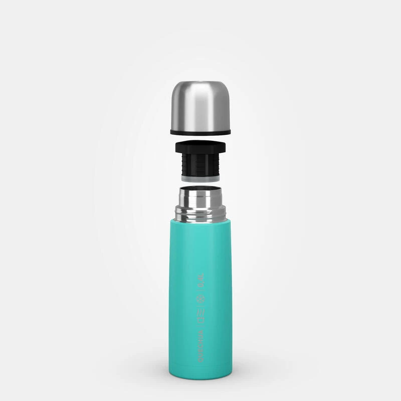 Quechua Bouteille Isotherme Inox 0,4L Avec Gobelet Pour La Randonnée - Turquoise - Image 8