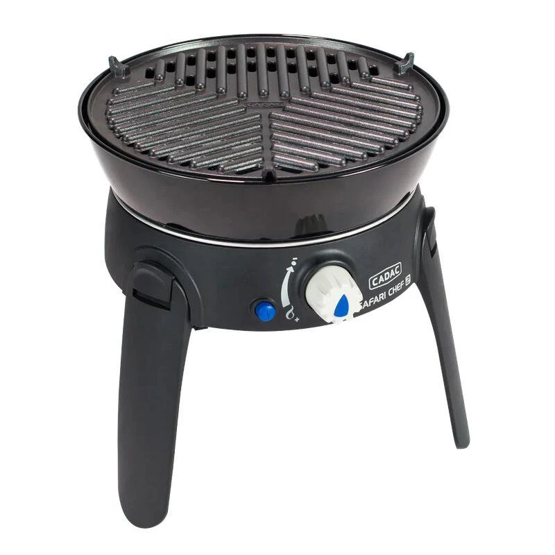 CADAC Safari Chef 30 LP Barbecue Gaz BBQ Grill Spécial Camping Pieds Repliables - Image 5