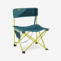 Quechua CHAISE BASSE PLIANTE DE CAMPING MH100 Jaune