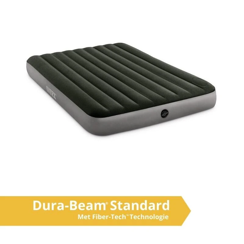 Intex Downy Queen Airbed - Lit Gonflable - 203x152x25cm - Avec Accessoires - Image 2
