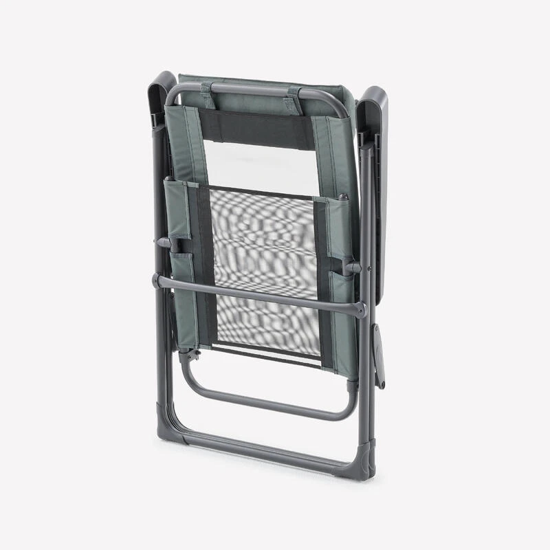Quechua FAUTEUIL PLIANT CONFORTABLE POUR LE CAMPING - INCLINABLE - ACIER - Image 2