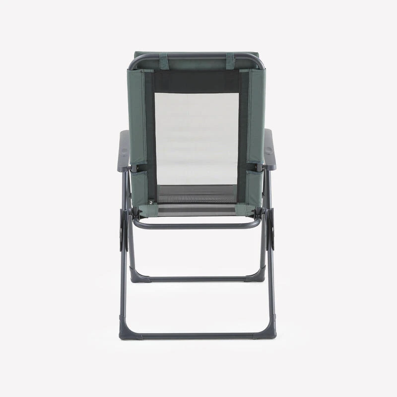 Quechua FAUTEUIL PLIANT CONFORTABLE POUR LE CAMPING - INCLINABLE - ACIER - Image 9
