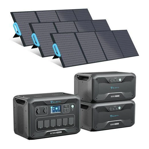 Générateur Solaire BLUETTI AC300+2B300+3*200W Panneaux Solaires Pour Vanlife