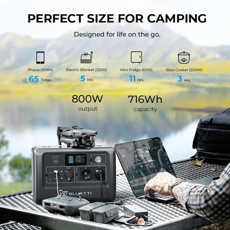 Générateur Solaire BLUETTI EB70 716Wh - Image 2