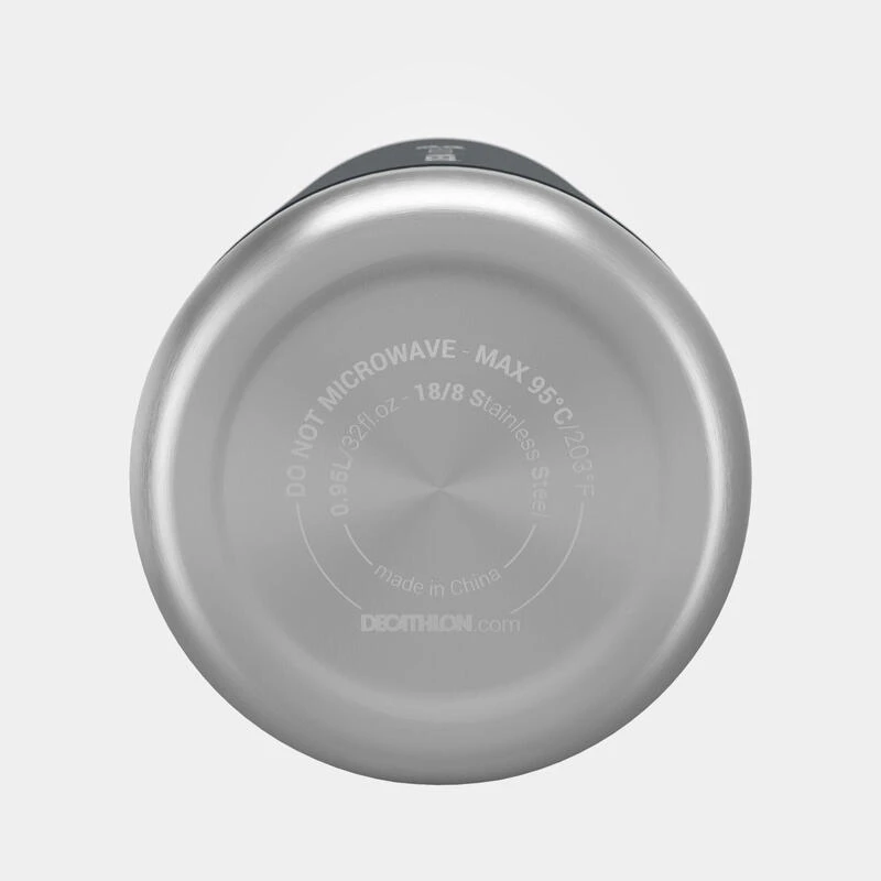 Quechua Gourde MH100 Isotherme (inox Double Paroi Ă Vide D'air) 0,95L Large Ouverture - Image 8