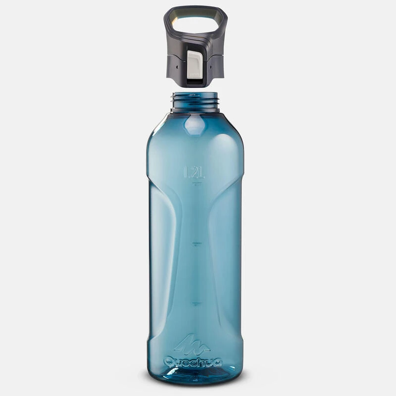 Quechua Gourde Rando MH500 Bouchon Ouverture Rapide 1,2 Litre Plastique (EcozenÂź) Bleu - Image 10