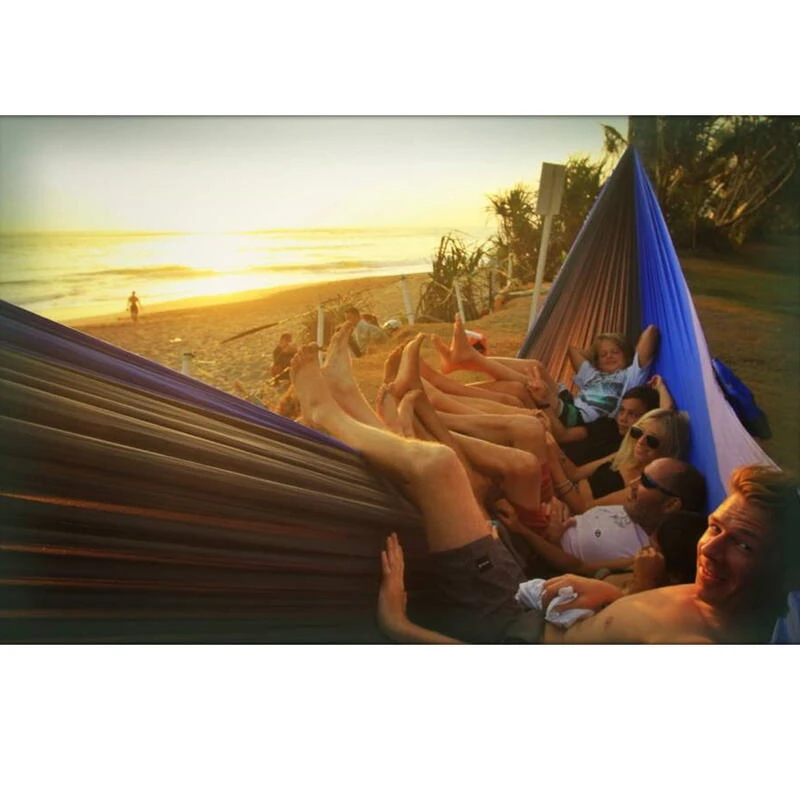 TICKET TO THE MOON Hamac King SizeAqua / Gris Foncé - Image 4