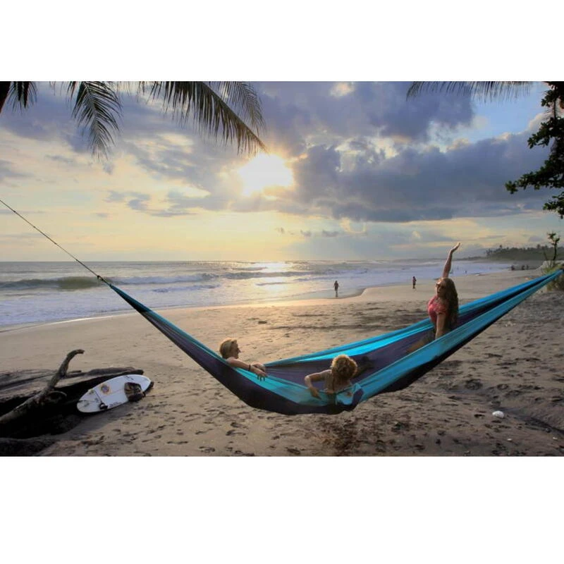 TICKET TO THE MOON Hamac King SizeAqua / Gris Foncé - Image 5