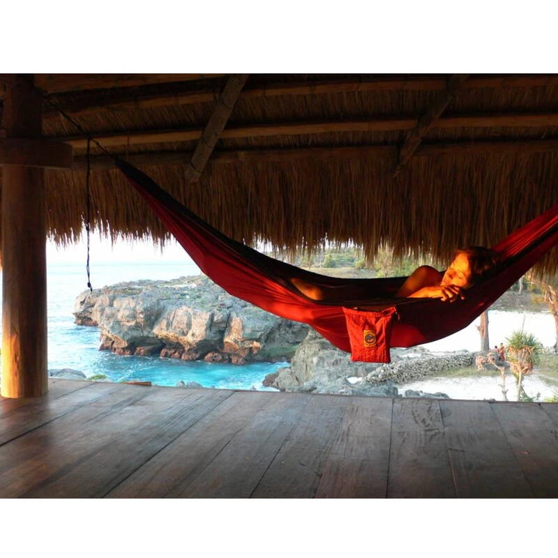 TICKET TO THE MOON Hamac Original Aqua / Gris Foncé - Image 5