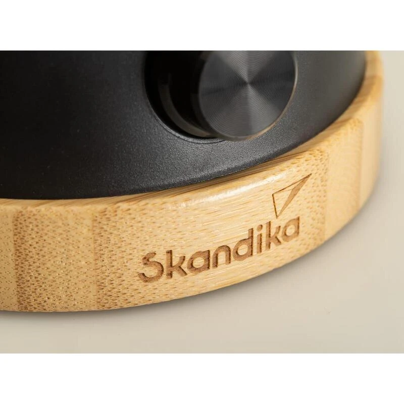 Lampe Lanterne De Camping LED Kiruna Jord - Rechargeable - USB - Bambou - Rétro - Image 4