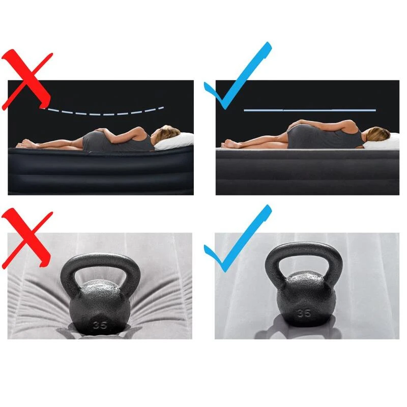 Matelas Gonflable - Intex Prestige Downy -1 Personne - 76x191x25 Cm (BxLxH) - Image 4