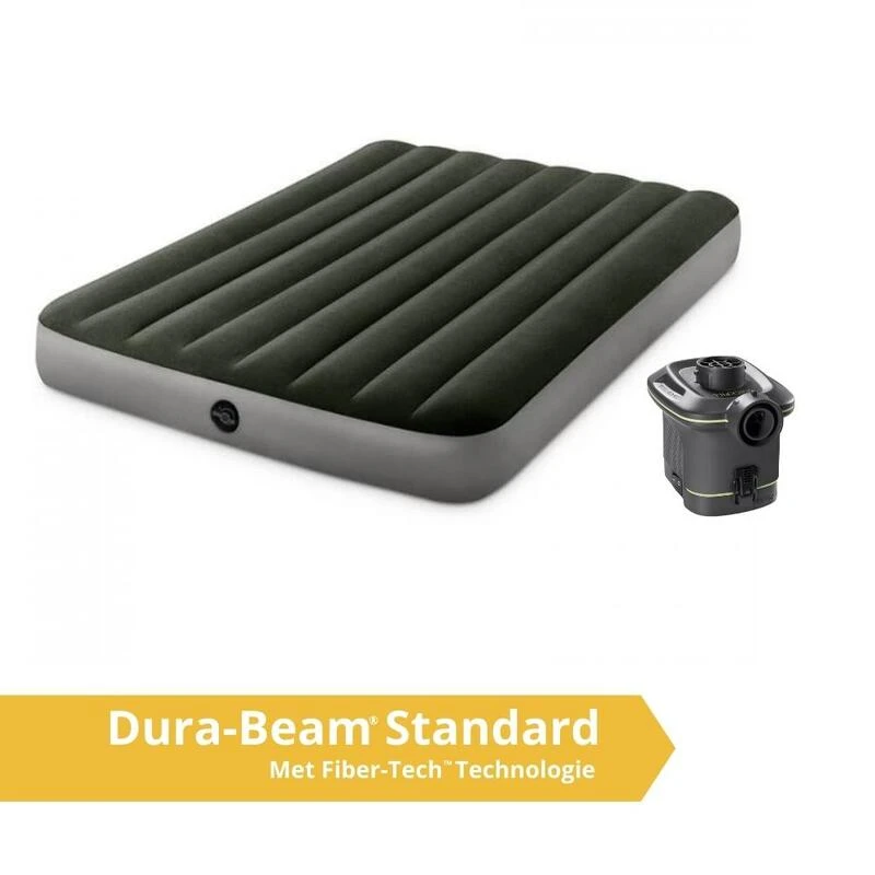 Intex Prestige Downy Full Airbed - Lit Gonflable - 191x137x25cm - Avec Accessoires - Image 2