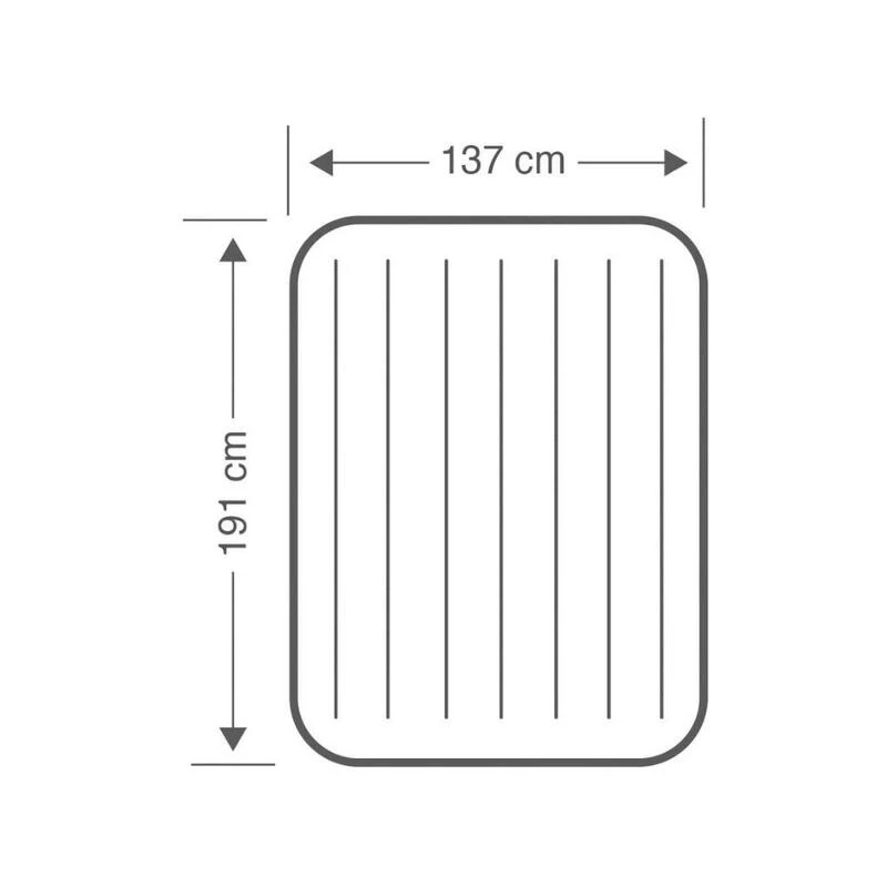 Intex Prestige Downy Full Airbed - Lit Gonflable - 191x137x25cm - Avec Accessoires - Image 4