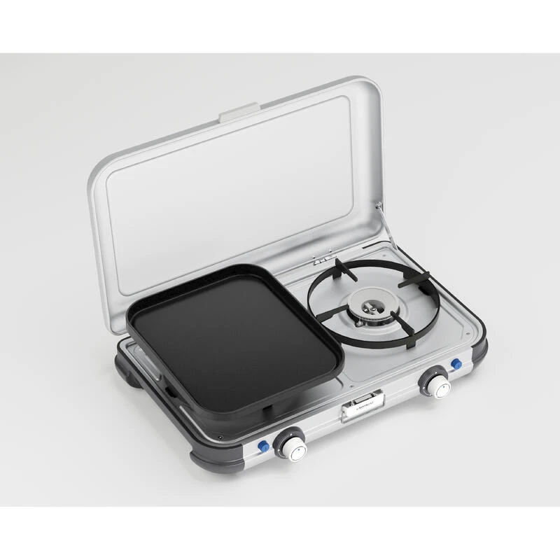 Campingaz Réchaud De Camping à Gaz 2 Feux Camp & Grill - Plancha, Grill Et Wok - Image 2