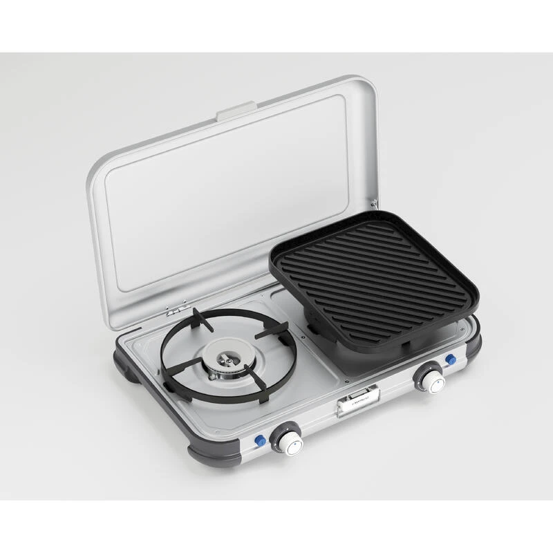 Campingaz Réchaud De Camping à Gaz 2 Feux Camp & Grill - Plancha, Grill Et Wok - Image 3