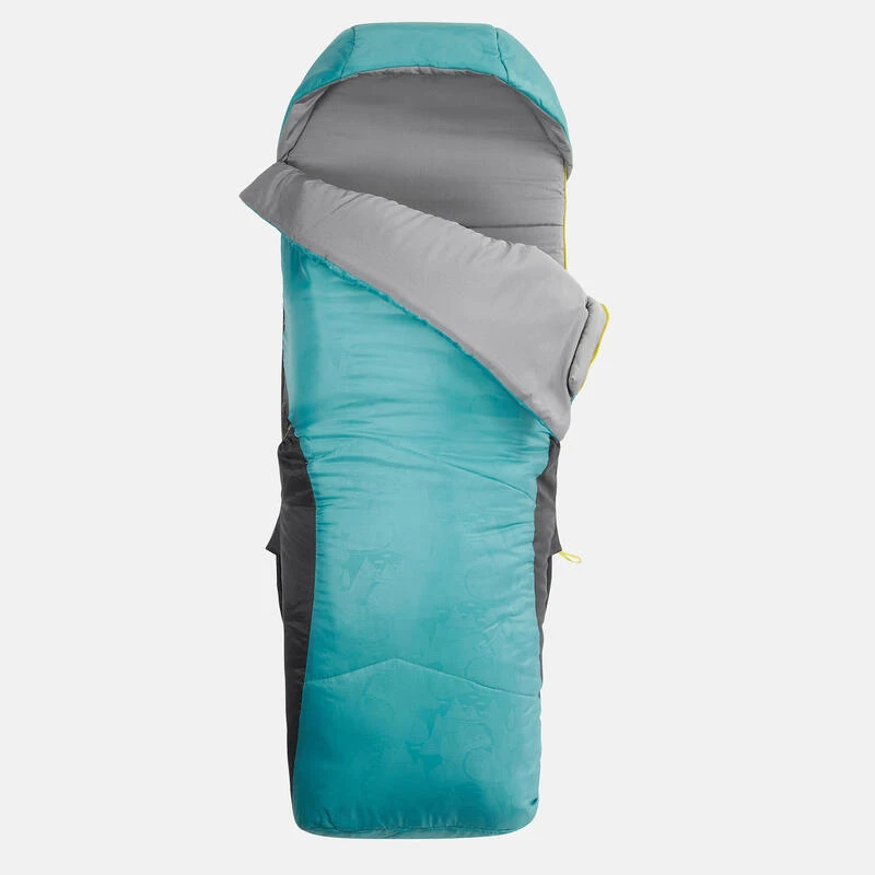 Quechua SAC DE COUCHAGE ENFANT 2 EN 1 - SLEEPIN BED JUNIOR 10°C BLEU - Image 3