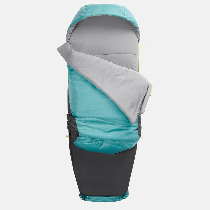 Quechua SAC DE COUCHAGE ENFANT 2 EN 1 - SLEEPIN BED JUNIOR 10°C BLEU - Image 4