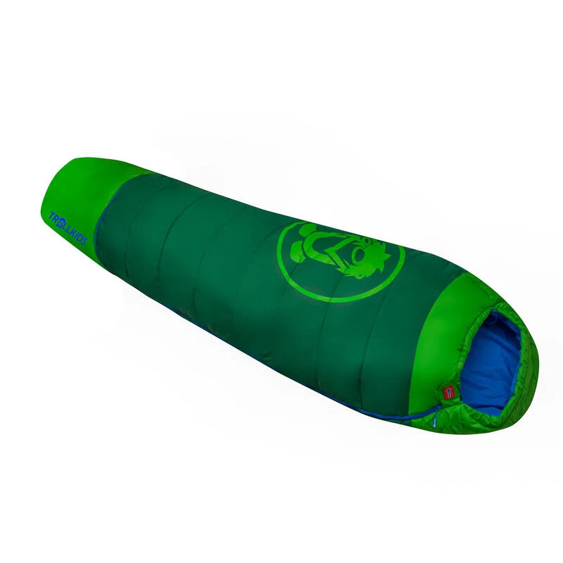 TROLLKIDS Sac De Couchage Pour Enfants Fjell Dreamer Vert Foncé / Bleu Moyen - Image 2