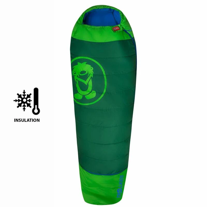 TROLLKIDS Sac De Couchage Pour Enfants Fjell Dreamer Vert Foncé / Bleu Moyen - Image 5