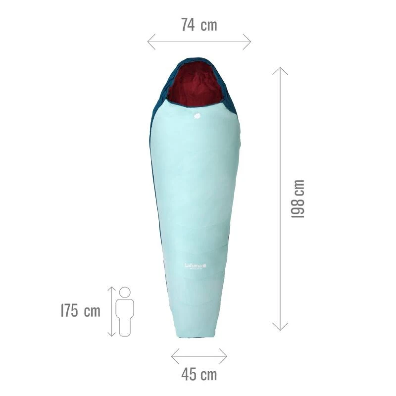 Lafuma Sac De Couchage Trekking Femme ACTIVE 10 Gauche - Image 4