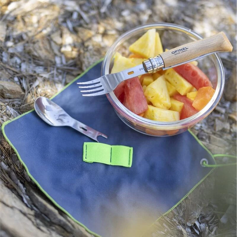 Set Complet Opinel Picnic+ - Opinel N°8 + Embouts Cuillère Et Fourchette - Image 3