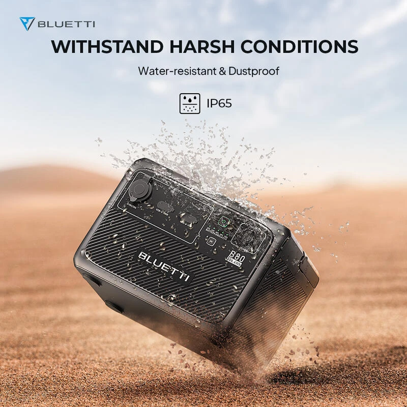 Station Électrique Portable BLUETTI AC60+B80+PV120 Pour Camping - Image 2