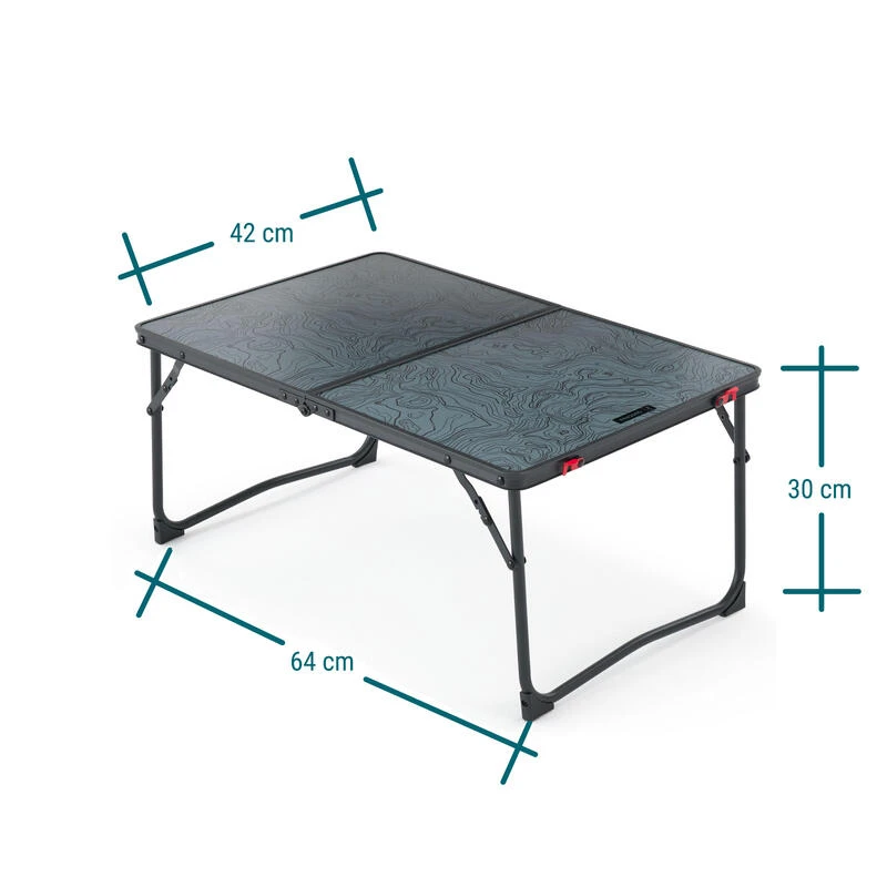 Quechua TABLE BASSE PLIANTE DE CAMPING - MH100 - GRISE - Image 2