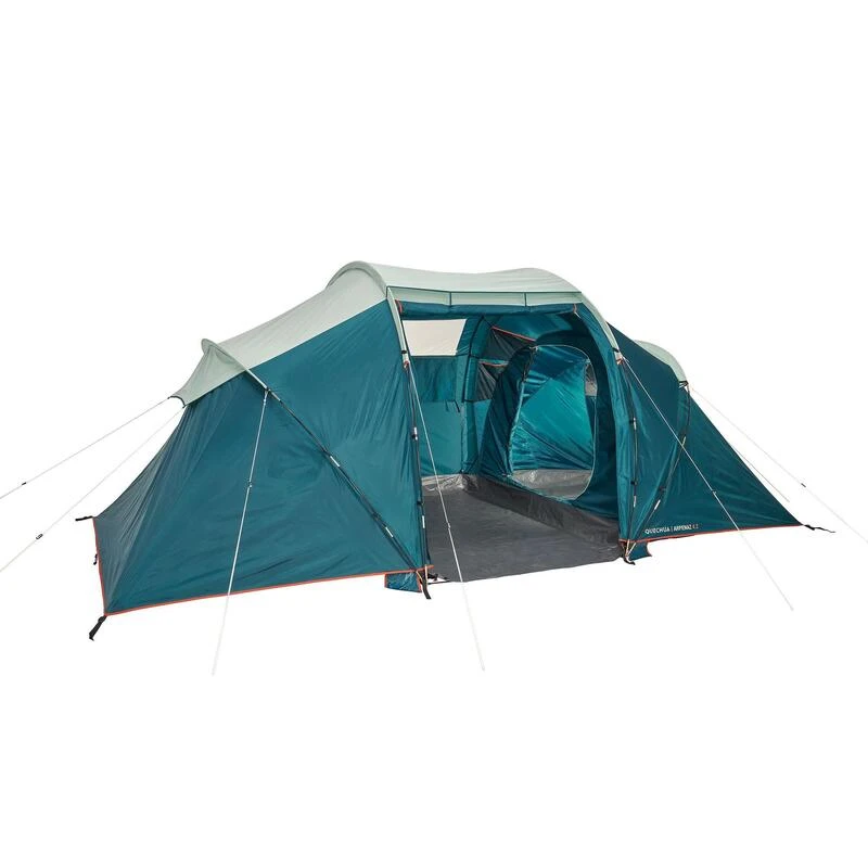 Quechua Tente Ă Arceaux De Camping - Arpenaz 4.2 - 4 Personnes - 2 Chambres - Image 2