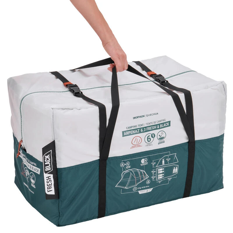 Quechua Tente à Arceaux De Camping - Arpenaz 6.3 F&B - 6 Personnes - 3 Chambres - Image 4