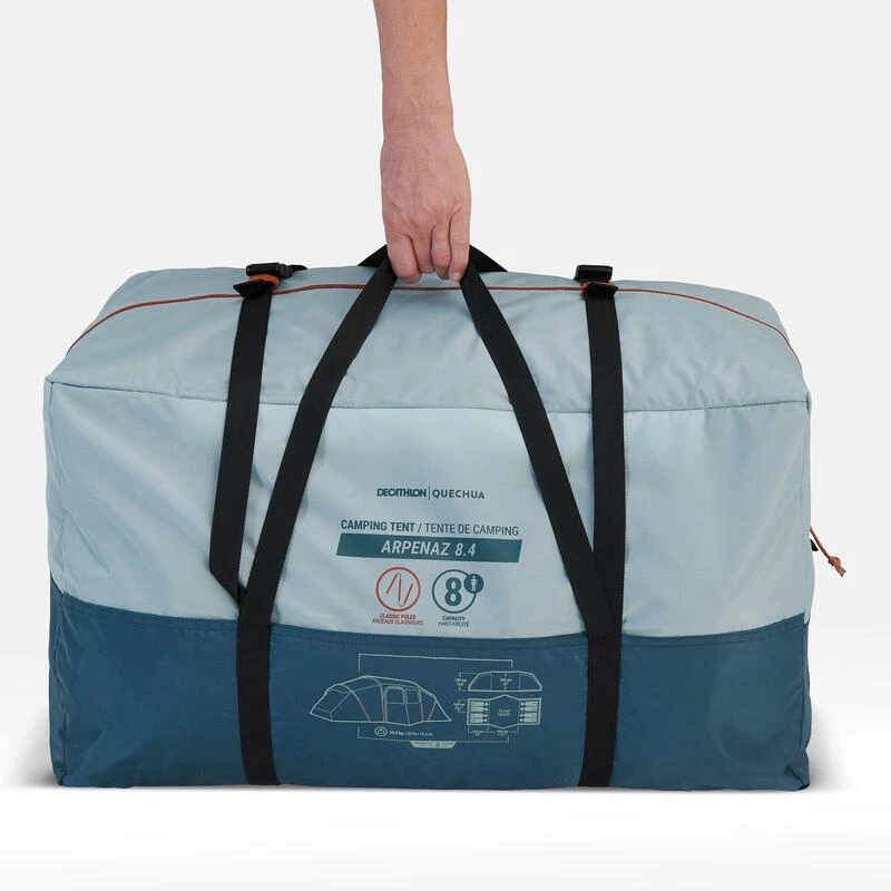 Quechua Tente à Arceaux De Camping - Arpenaz 8.4 - 8 Personnes - 4 Chambres - Image 4