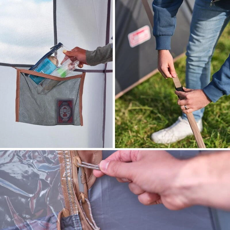 Tente Coleman 8 Personnes Octagon Gris - Image 6