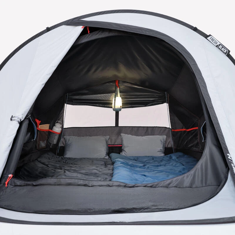 Quechua Tente De Camping - 2 SECONDS - 2 Places - Fresh & Black - Image 6