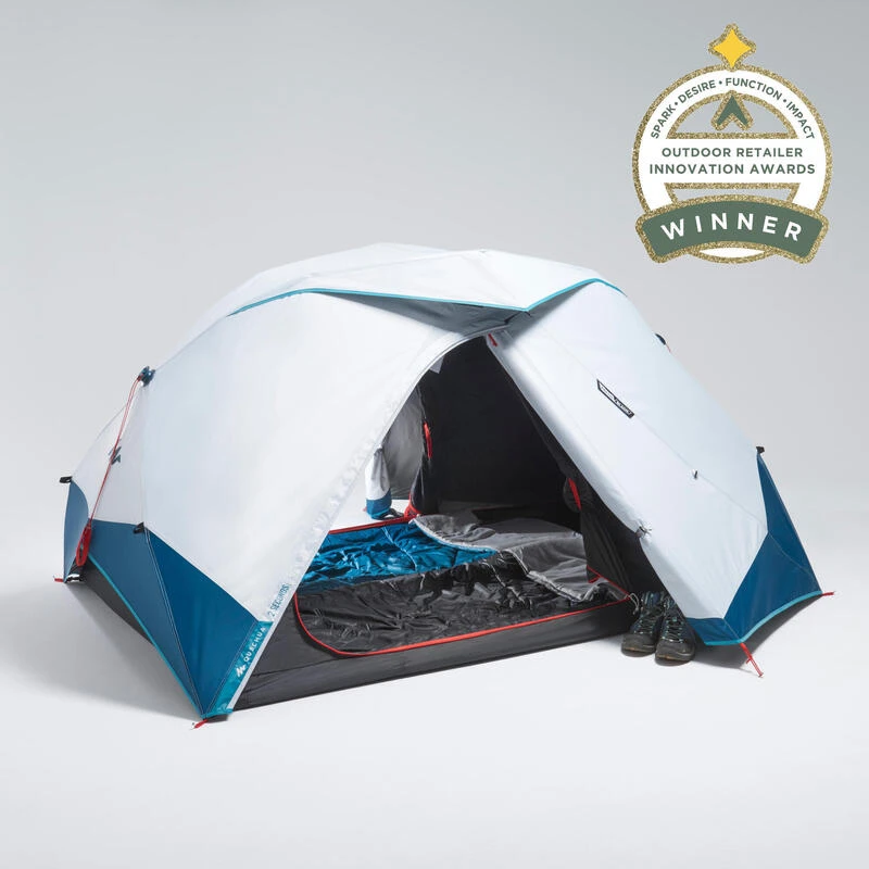 Quechua Tente De Camping - 2 SECONDS EASY - 2 Places - Fresh & Black - Image 5