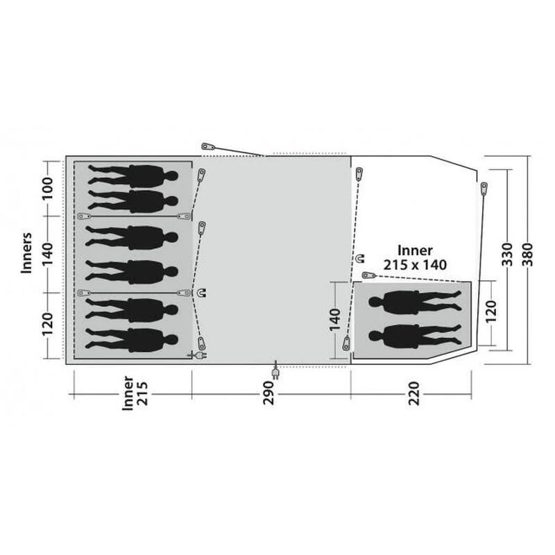 Tente De Camping Outwell Winwood 8 - Image 3