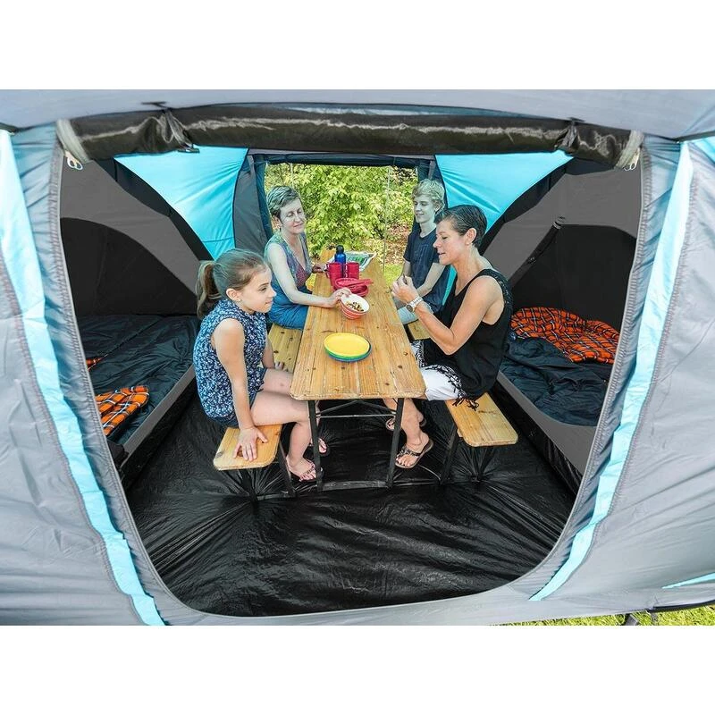 Tente Dôme Hammerfest 4 Sleeper Protect - Sol Cousu - 4 Pers - 2 Cabines Noires - Image 3