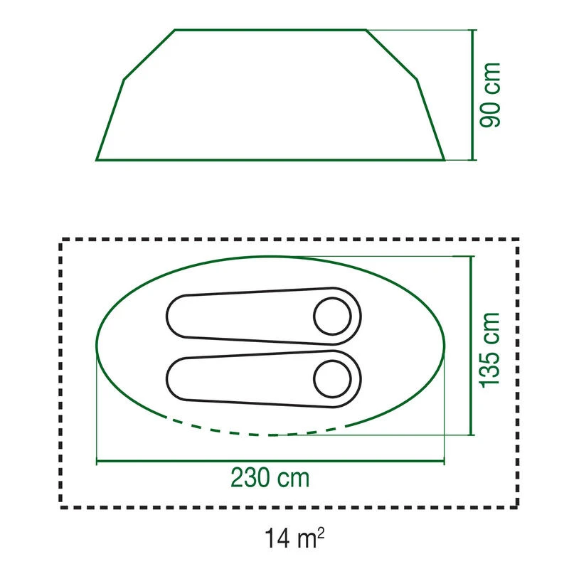 Coleman Tente Galiano Bleue - 2 Personnes - Image 6