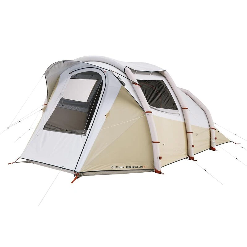 Quechua Tente Gonflable De Camping - Air Seconds 4.1 F&B - 4 Personnes - 1 Chambre - Image 3