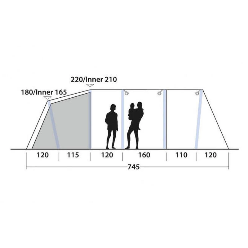 Tente Gonflable Outwell Knightdale 8PA - Image 4